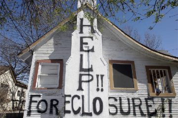 Foreclosure. Photo by Eric Gay-AP
