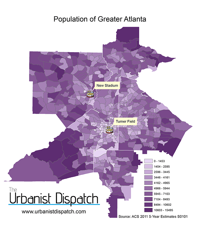 Atlanta total population