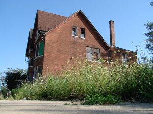 Abandoned Home in Woodbridge, Detroit, MI.  Photo by David Mieksztyn.