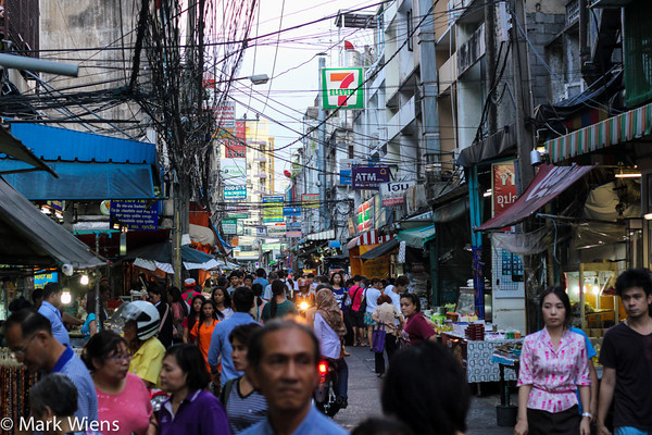 Human-scaled street life on one of Bangkok's side-streets (sois).Photo courtesy of Mark Wiens at migrationology.com