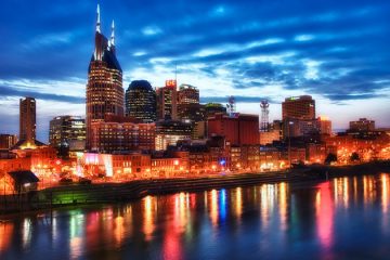 Blue Hour Over Nashville. Photo by Jim Nix on Flickr.