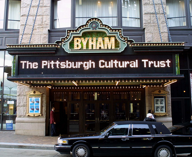 The Byham marquee. Photo by Kenneth Lamont.