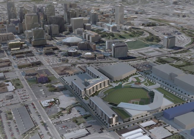 Sounds First Tennessee Bank ballpark rendering. Photo credit First Tennessee Park.