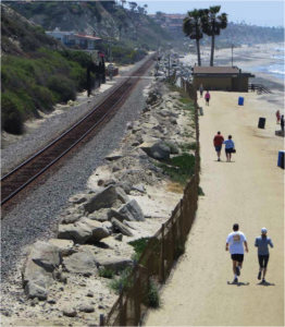 The San Clemente, California, rail-trail (which I get to walk every time I visit my in-laws).